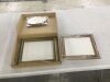 10 Pcs Gold Vintage Picture Frames for Wall, Flat Printed Patterns - 2