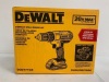 DeWalt Compact Dril/Driver Kit, Appears New, Works, Sold as is