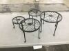 Lot of (4) Plant Stands