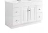 Design House Wyndham 48 in. 2-Door 4-Drawer Bath Vanity Cabinet Only in Semi-Gloss White