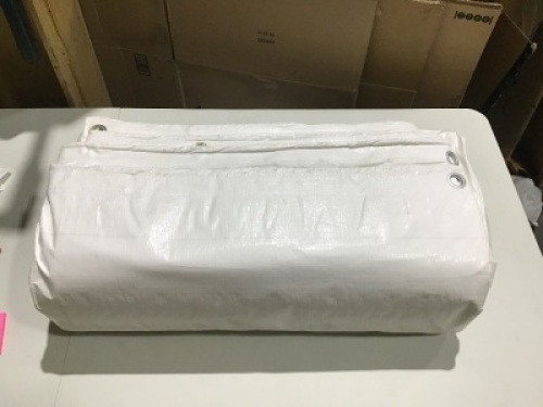 20' x 40' Heavy Duty White Canvas Tarp&nbsp;