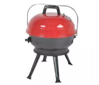 14 in. Portable Charcoal Grill in Red