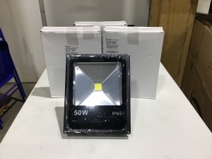 Lot of (3) Iminovo 50W LED Floodlights, Cool White