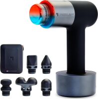 Sharper Image Powerboost Pro+ Heat & Cold Therapy Deep Tissue Massage Gun