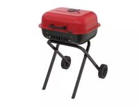 Megamaster Traverse Portable Charcoal Grill in Red