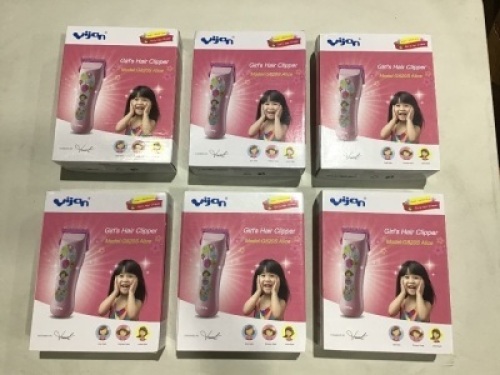 Lot of (6) Yijan Kids Hair Clippers&nbsp;