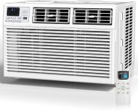 8,000 BTU Small Window Air Conditioner AC Unit Cools up to 350 Sq.Ft. with 7 Modes