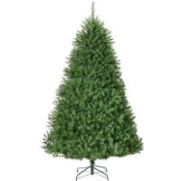 7.5' Hinged Douglas Full Fir Artificial Christmas Tree w/ Metal Stand