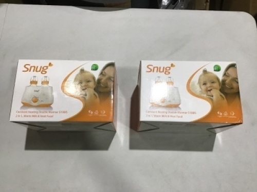 Lot of (2)&nbsp;Yijan Constant-Heating Double Bottle Warmer