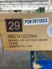 Hampton Bay Leyton 36 in. W x 12 in. D x 36 in. H Ready to Assemble Plywood Slim Shaker Wall Kitchen Cabinet in Ink Blue - 4