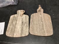 2-Pack Marble Serving Board