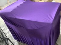 Box of Purple Tablecloths