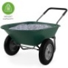 Dual-Wheel Wheelbarrow Garden Cart. Appears New