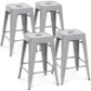 24in Set of 4 Stackable Backless Counter Height Stools&nbsp;