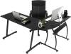 GreenForest L Shaped Corner Computer Desk. Appears New