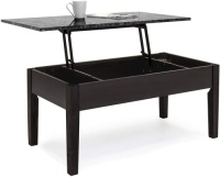 Faux Marble Storage Coffee Table w/Lift Top Mechanism, Wood Veneer Finish&nbsp;