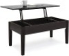 Faux Marble Storage Coffee Table w/Lift Top Mechanism, Wood Veneer Finish&nbsp;
