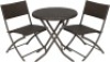 3pc Rattan Patio Bistro Set