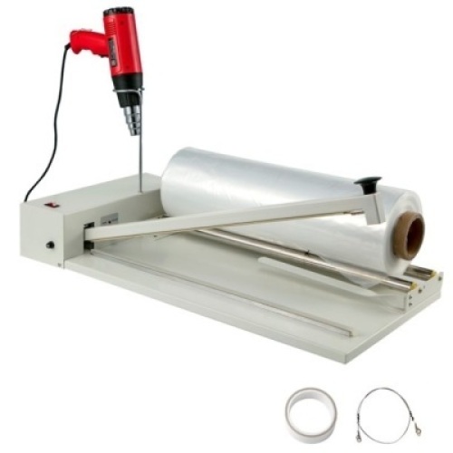 VEVOR 18" 530W I-Bar&nbsp;Shrink Wrap Sealer&nbsp;with Heat Gun and Shrink Film, Suit for PVC POF Film&nbsp;