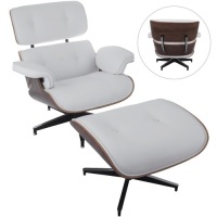 VEVOR Mid-Century Design Lounge Chair & Foot Rest&nbsp;