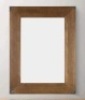 Rustic Wood Frame Wall Mirror with Decorative Metal Corners, 23" x 17" - Appears New&nbsp;