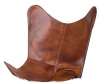 Prastara Leather Butterfly Chair Cover Only, Appears New, Sold as is