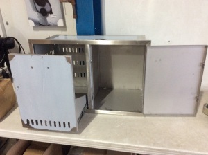 Stainless Steel Cabinets, Missing 1 Handle