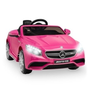  12V Ride On Mercedes S63 Coupe Car w/ Parent Remote, 3 Speeds