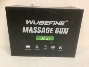 Wubefine Massage Gun, E-Comm Return