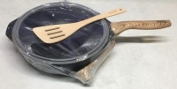Laefero 11" Nonstick Wok with Lid and Spatula - Appears New&nbsp;