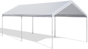 Caravan Canopy 10 X 20-Feet Domain Carport, White. Appears New