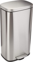 AmazonBasics Rectangular, Stainless Steel, Soft-Close, Step Trash Can,&nbsp;6.6&nbsp;Gallon, Satin Nickel - Appears New&nbsp;