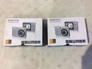 Lot of (2) 18MP HD Digital Cameras