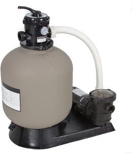 Pro Above Ground Swimming Pool Pump System 4500GPH 19" Sand Filter w/ 1.0HP 