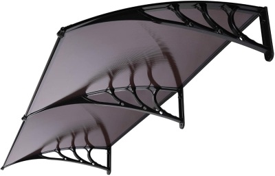 VIVOHOME Polycarbonate Window Door Awning, 40 Inch x 80 Inch 