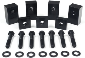 Lot of (18) Billet Aluminum Black Rear Seat Recline Kit with Bolts and Washers For 4-Door Jeep Wrangler JKU 2007-2017 