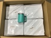 Case of (32) Stainless Steel Coffee Mugs with Lid, Teal