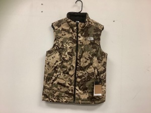 The North Face Mens Camo Vest, Small, Appears New 