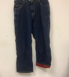 Red Head Mens Lined Jeans, 36x30, E-Comm Return