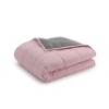 Ella Jayne Super Soft Weighted Anti-Anxiety Blanket, 15lb, Pink/Grey,&nbsp;48" x 72" - Appears New&nbsp;
