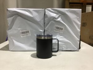 Lot of (2) 8 Pack Stainless Steel Coffe Mugs 