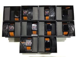 Lot of (10) Smart Watches, 1 Missing TPU Strap 