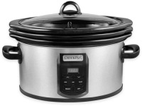 Crock-pot&nbsp;Choose-A-Crock Programmable Slow Cooker, 6 quart/4 quart/2 x 1.5 quart, Silver - Appears New&nbsp;