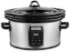 Crock-pot&nbsp;Choose-A-Crock Programmable Slow Cooker, 6 quart/4 quart/2 x 1.5 quart, Silver - Appears New&nbsp;