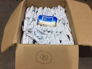 Lot of (90) Antibacterial Wipe Packs