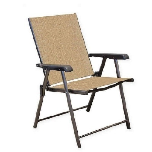 Destination Summer Never Rust Aluminum Folding Sling Chair - Appears New&nbsp;
