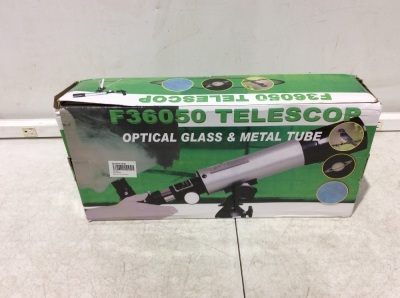 F36050 Telescope Optical Glass and Metal Tube 