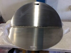 40" Stainless Steel Lid - Hinge is Damaged