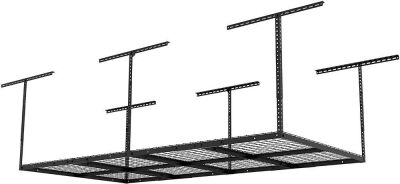 FLEXIMOUNTS Adjustable Ceiling Mounted Storage Rack, 4' x 8' 