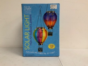 Hot Air Balloon Solar Light, Appears new, Sold as is